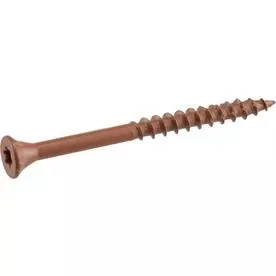 #10 X 3-1/2" Red Ceramic Deck Screws - 1 Pound
