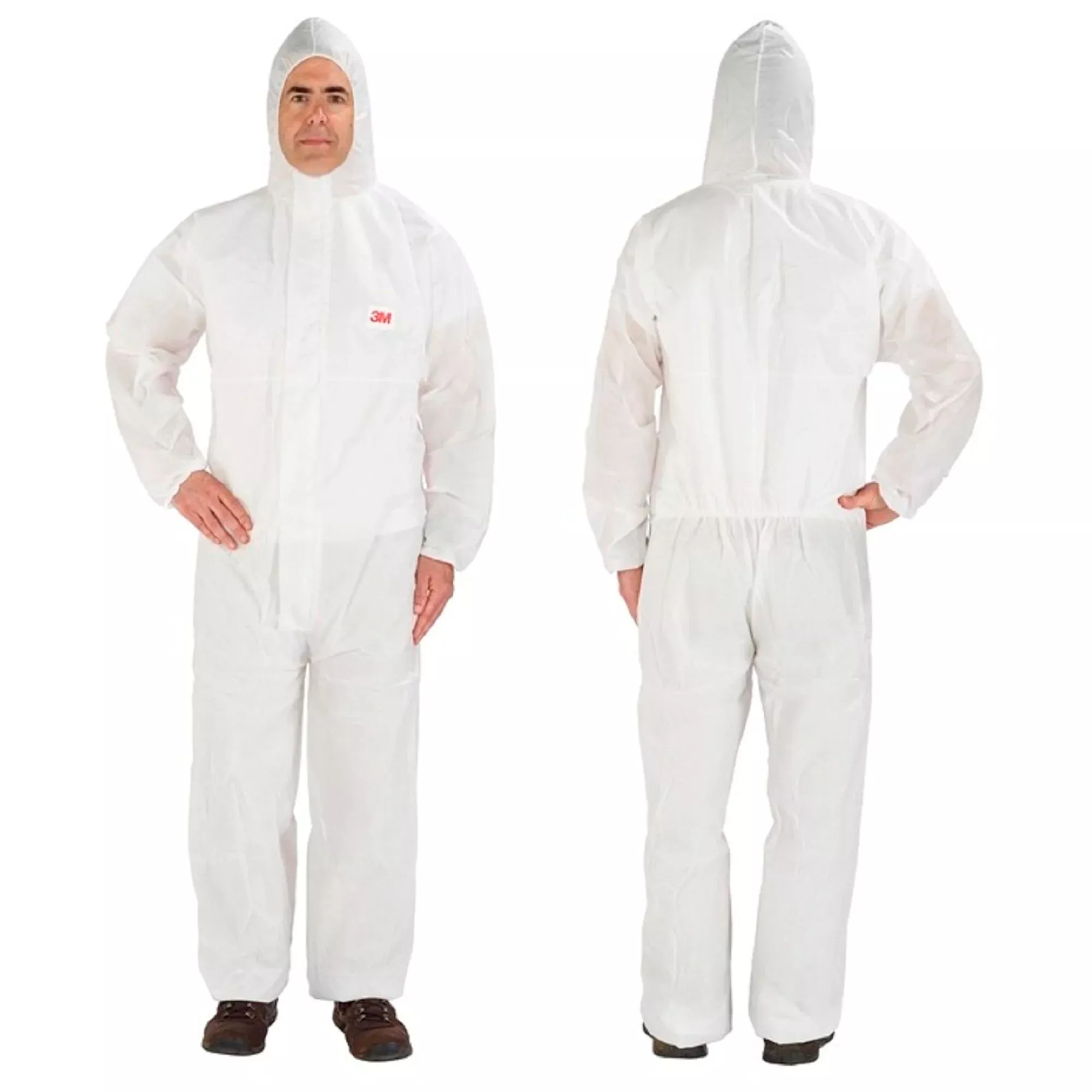 3M Disposable Protective Coverall 4515-M, White, Type 5/6