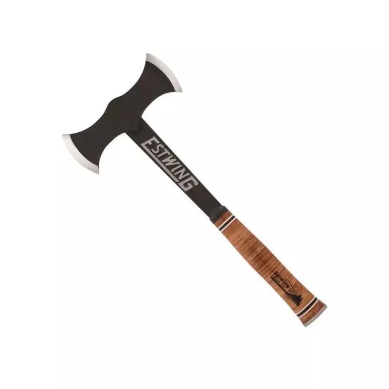EstwingEDBA Black Eagle Leather Grip Double Bit Axe