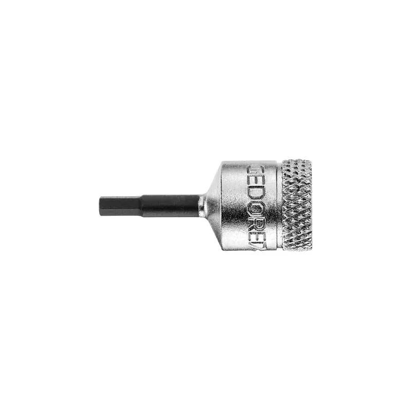 Gedore 1707736 Screwdriver Bit Socket 1/4" Drive Hex 2.5 mm