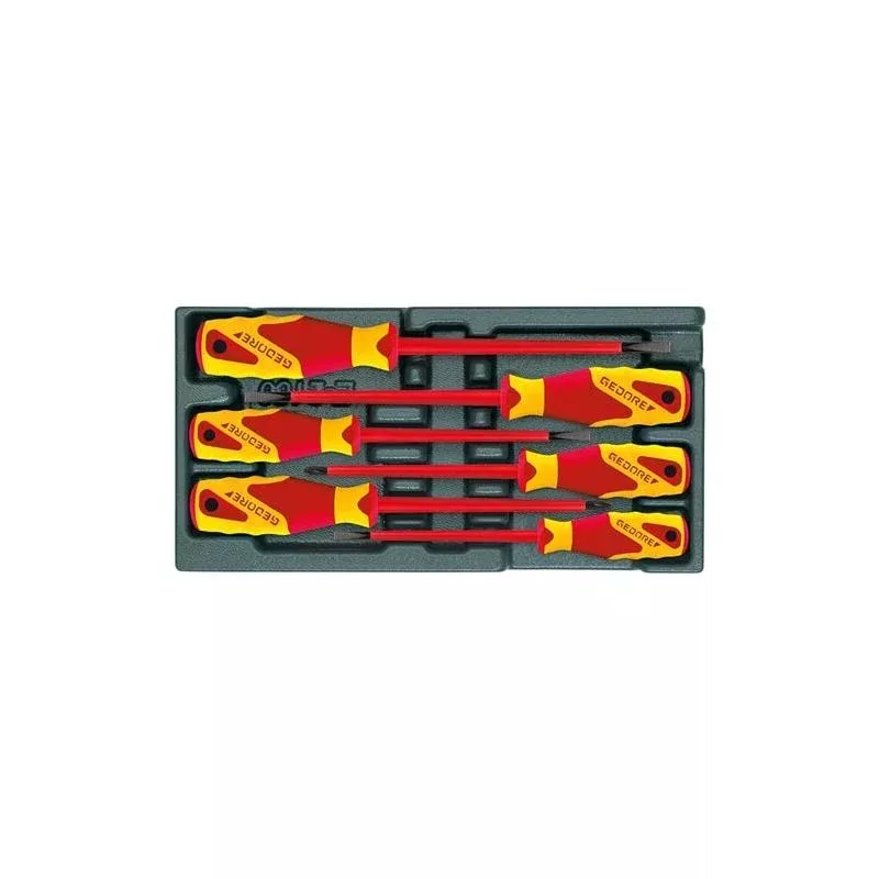 Gedore 1733095 VDE Screwdriver set in 1/3 ES tool module