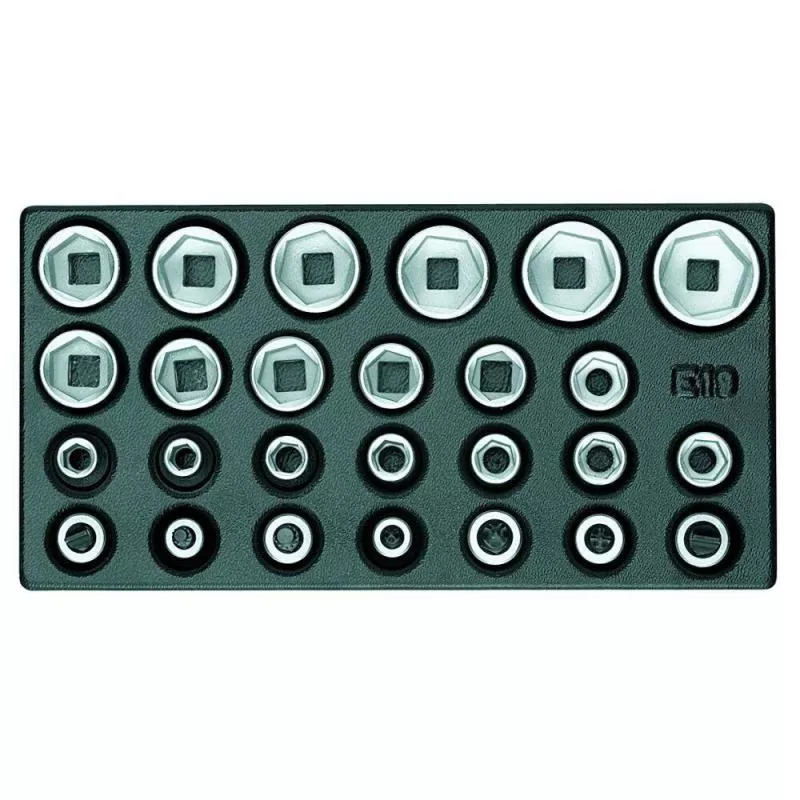 Gedore 1733109 Socket set 1/2 Inch in 1/3 ES tool module