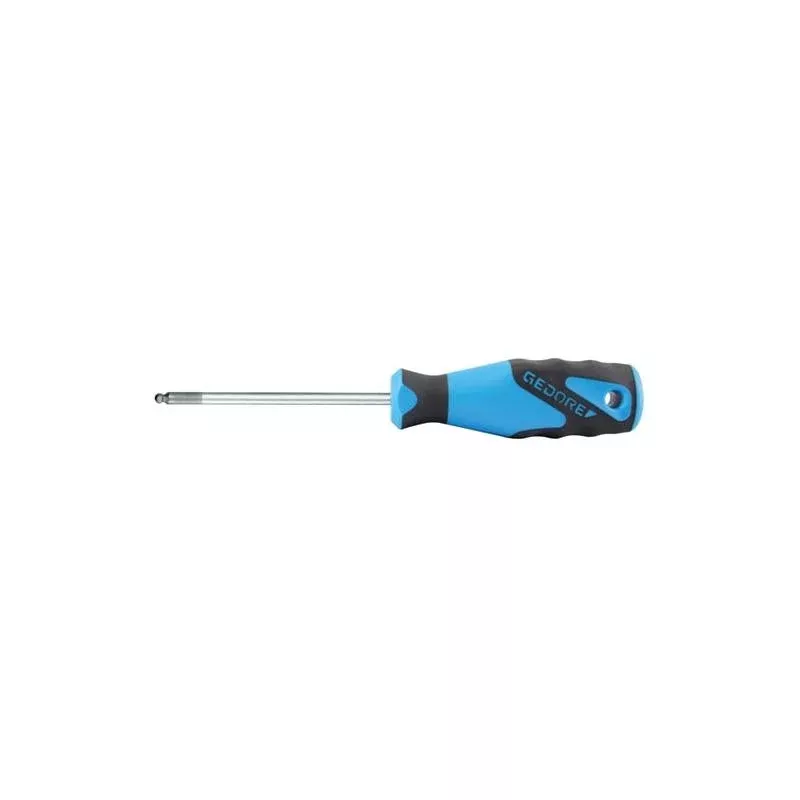 Gedore 1828746 3C-Screwdriver, Ball End, 2 mm