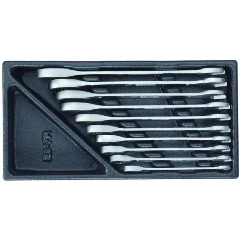 Gedore 2305429 Combination ratchet spanner set in 1/3 ES tool module