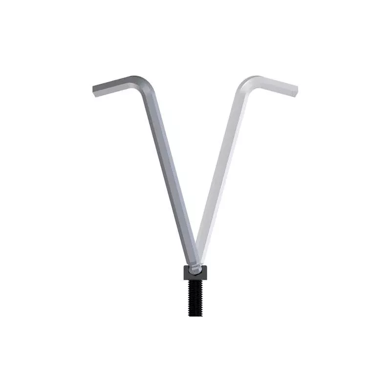 Gedore 6370410 Hexagon Allen Key, Extra Long 5 mm