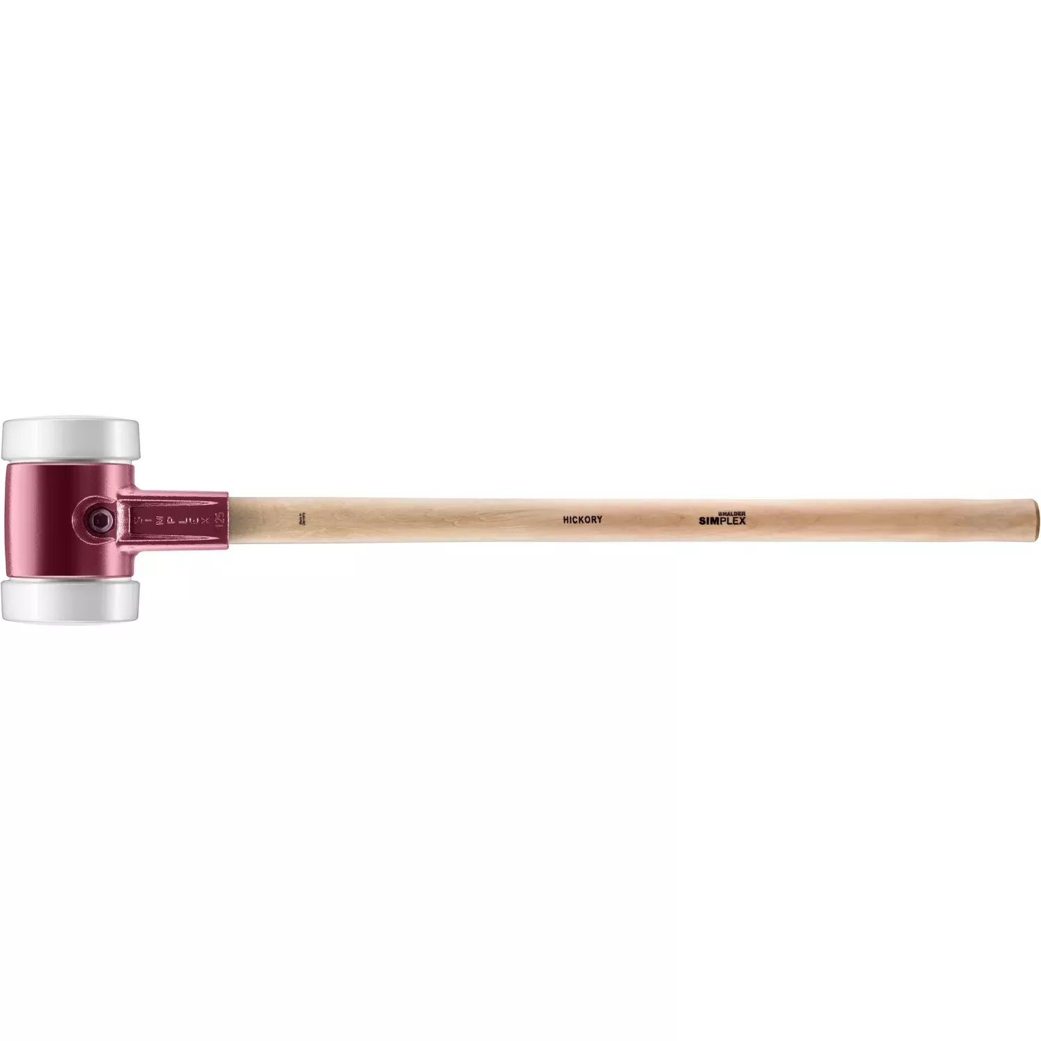 Halder 3007.141 Simplex Sledgehammer with Superplastic Inserts Cast Iron Housing and Hickory Handle