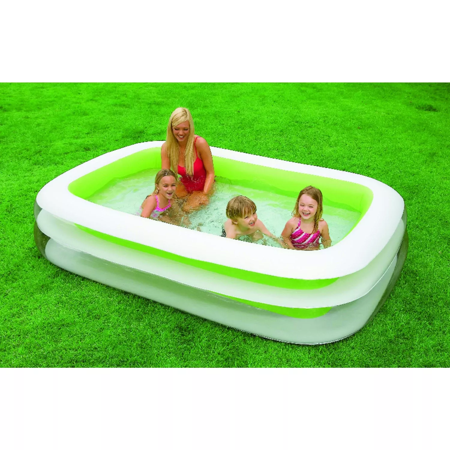 Inflatable Pool, 103 x 69 In. Rectangle