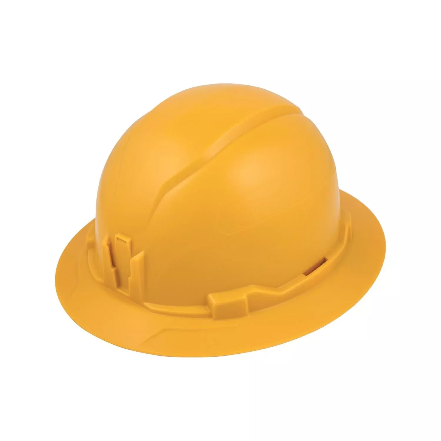 Klein Tools 60489 Yellow Hard Hat, Non-Vented, Full Brim Style, Class E