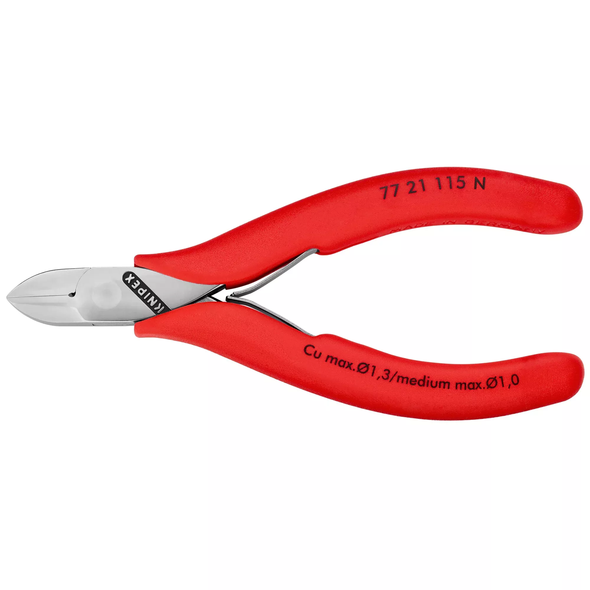 Knipex 77 21 115 N 4 1/2" Electronics Diagonal Cutters