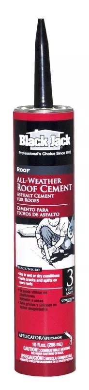 Wet/Dry Surface Roof Cement, 10-oz.