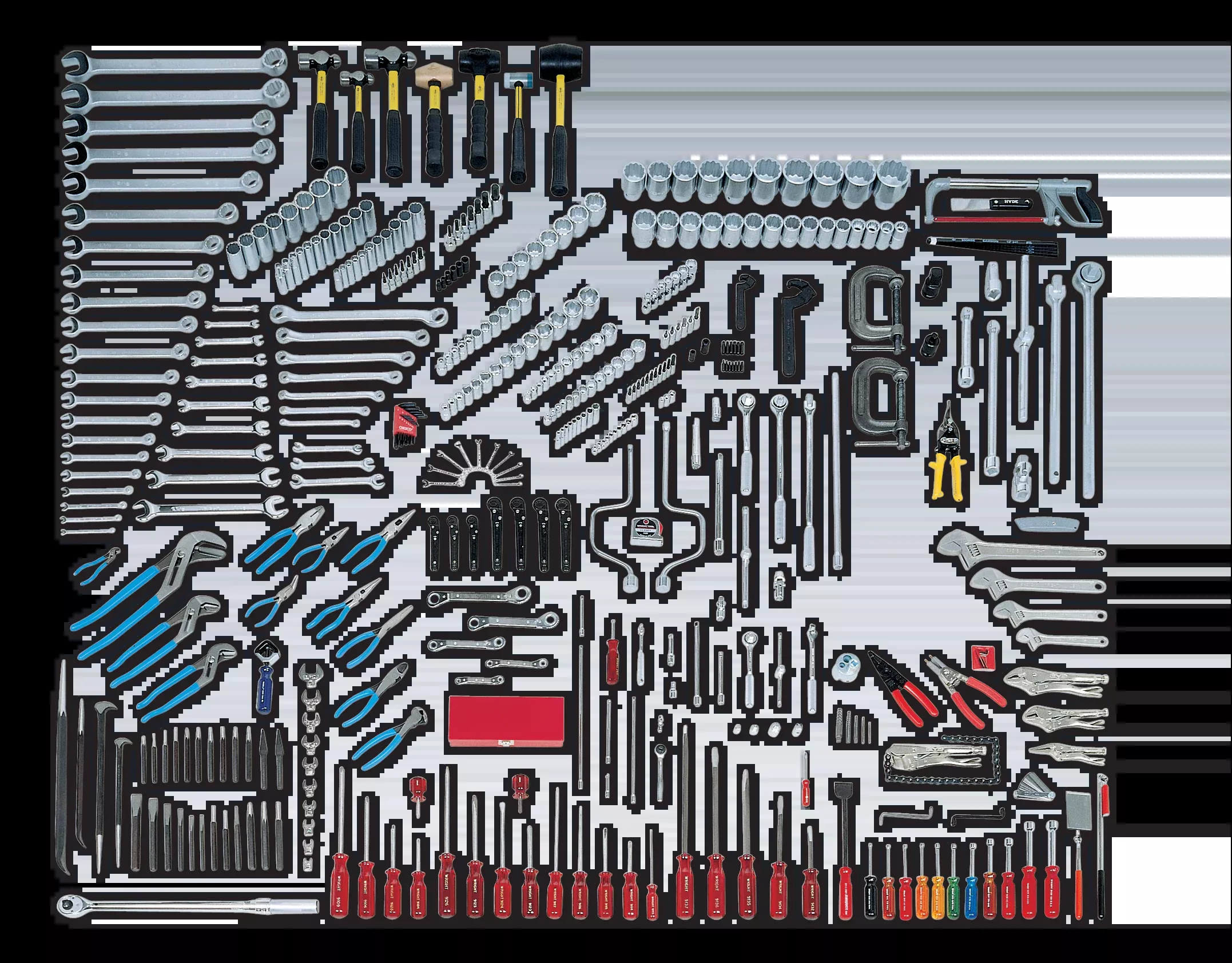 Wright Tool 102, 425 PieceMega Fractional Master Set