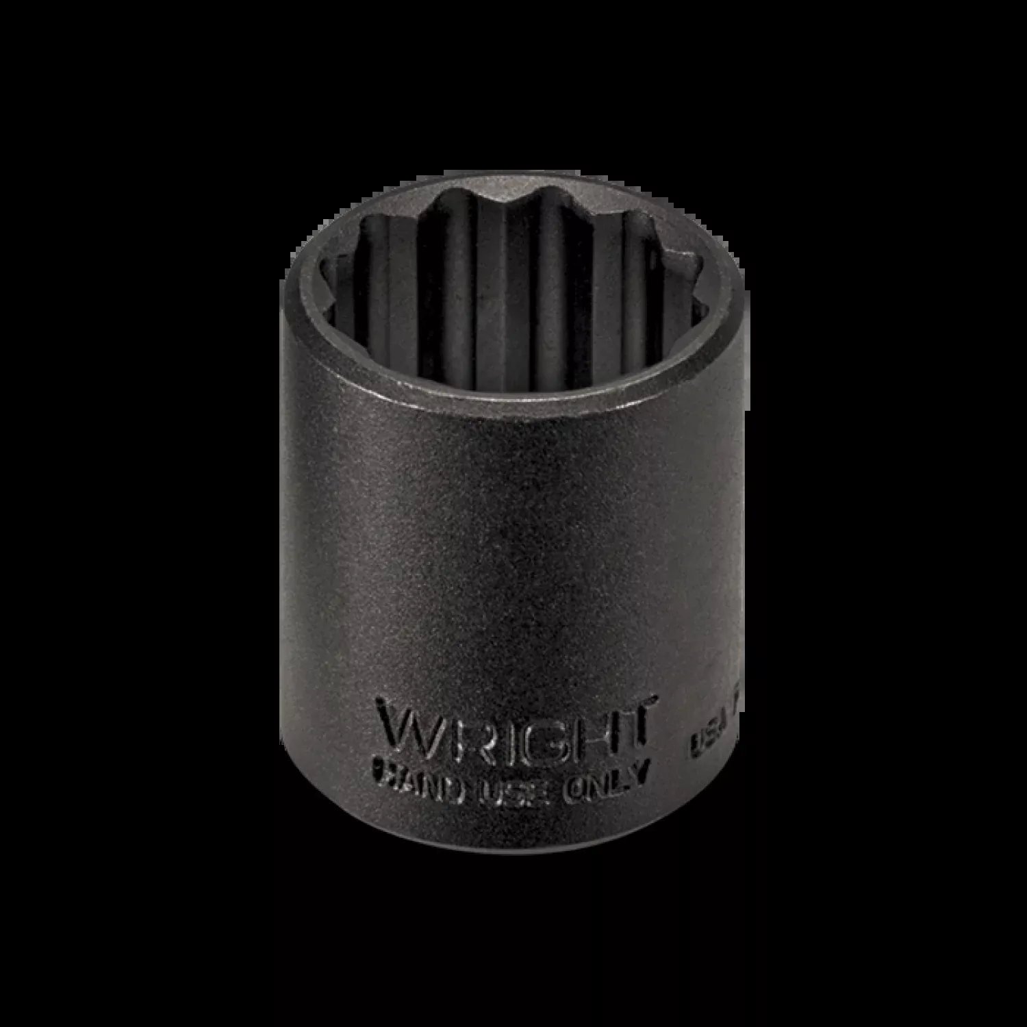 Wright Tool 34112 12 Point Black Industrial Socket