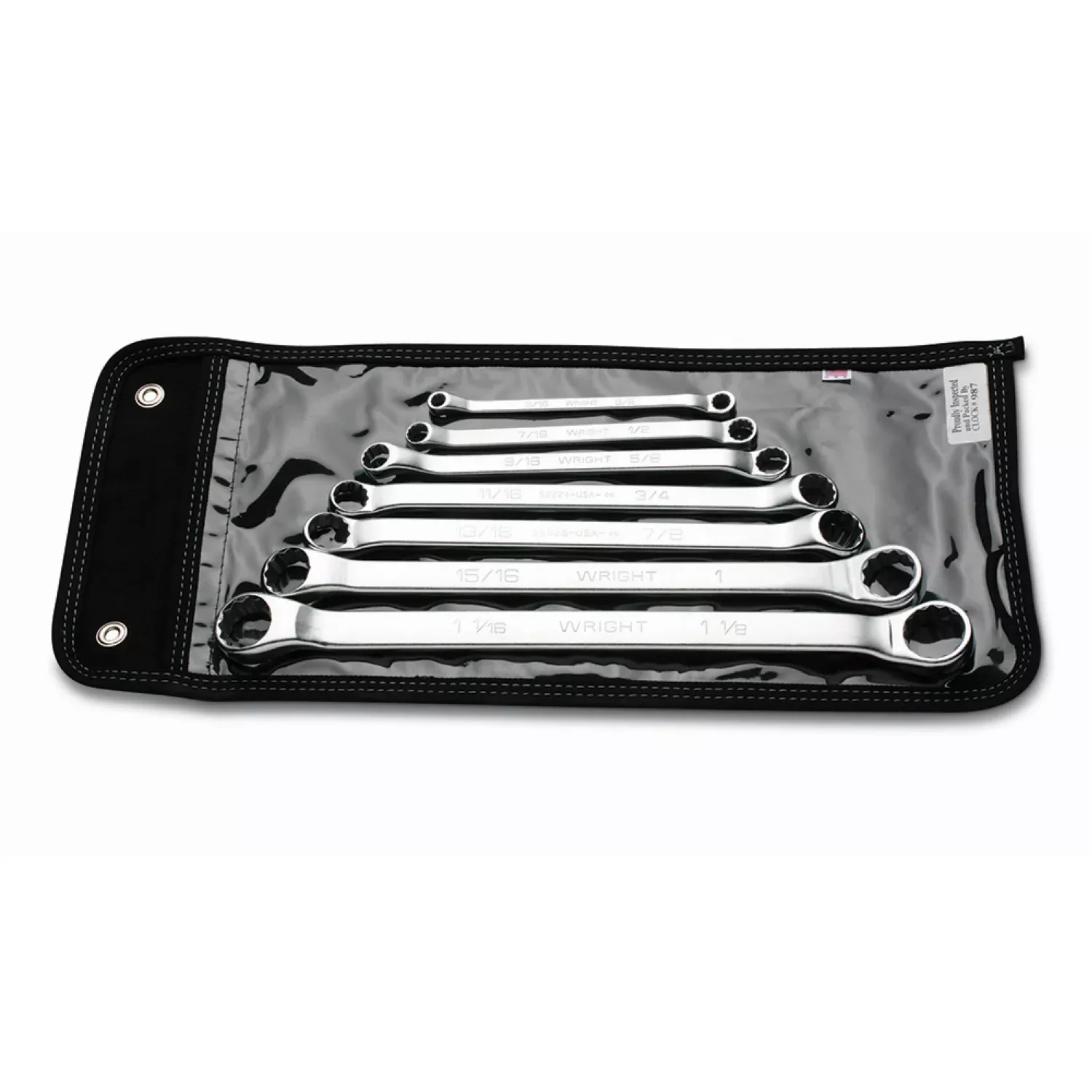 Wright Tool 747 Box Wrench Set 5 Piece