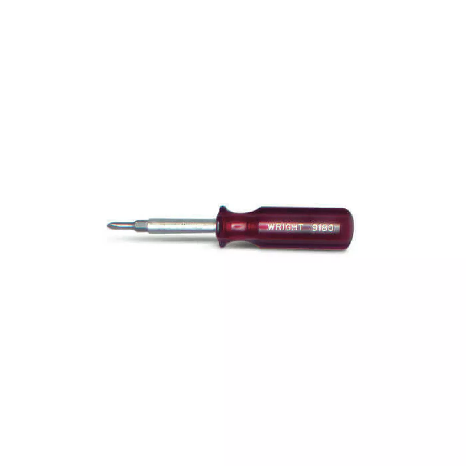 Wright Tool 9182 Robinson Style Square 4-in-1 Screwdriver, #0, #1, #2, #3