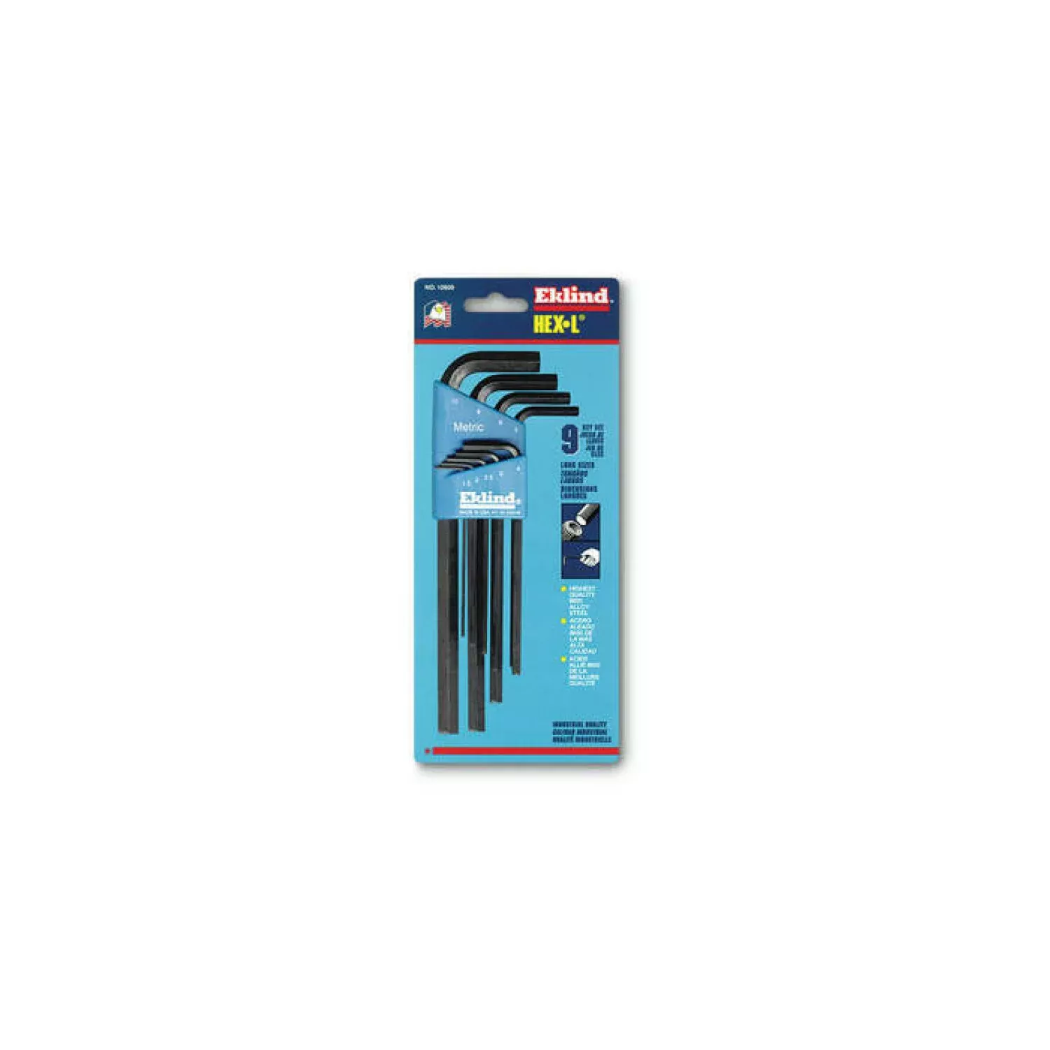 Wright Tool 9E10609 L-Key Set Long Arm in Tool Holder