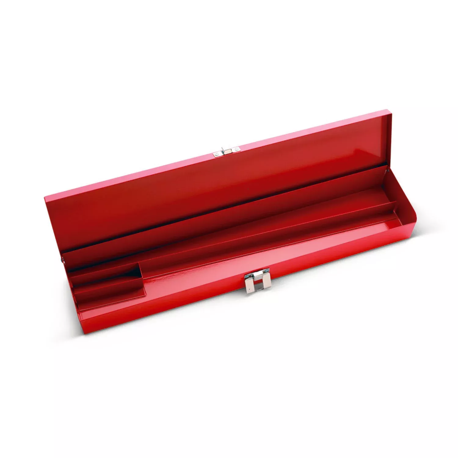 Wright Tool W409 Tool Box Red, Metal w/Chrome Catch Type 2